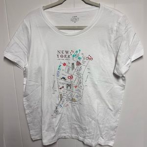 NWT! Jcrew NYC Tee - Size XL